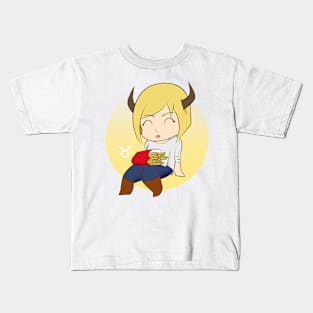 Chibi Taurus Kids T-Shirt